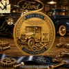 Ford 123rd Anniversary 1903-2026 Gold Embossed V8 Model T Vintage Car Collectible Commemorative Coin