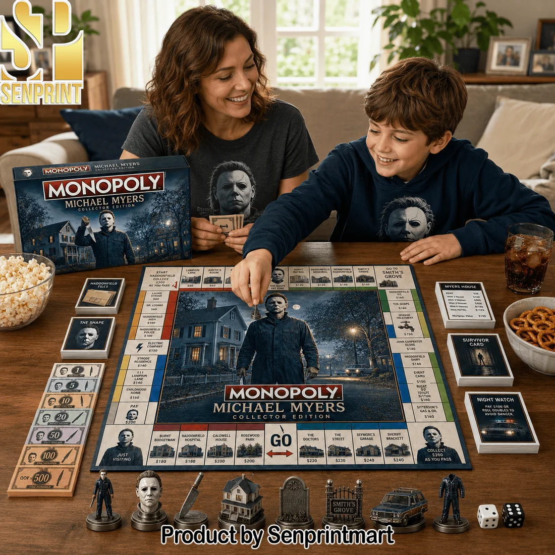 Monopoly Michael Myers Halloween Collector’s Edition Premium Horror Movie Board Game Monopoly Michael Myers Halloween Collector’s Edition Premium Horror Movie Board Game