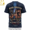 Hello Kitty September 11 Never Forgotten Memorial Twin Towers 343 Tribute Patriotic 3D T-Shirt