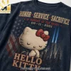 Hello Kitty September 11 Never Forgotten Memorial Twin Towers 343 Tribute Patriotic 3D T-Shirt