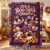 Disney Mickey and Friends Boo-Tiful Night Halloween Quilt Blanket