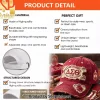 Delta Sigma Theta DST Sorority 1913 Elephant Vintage Distressed Crimson Embroidered Baseball Cap