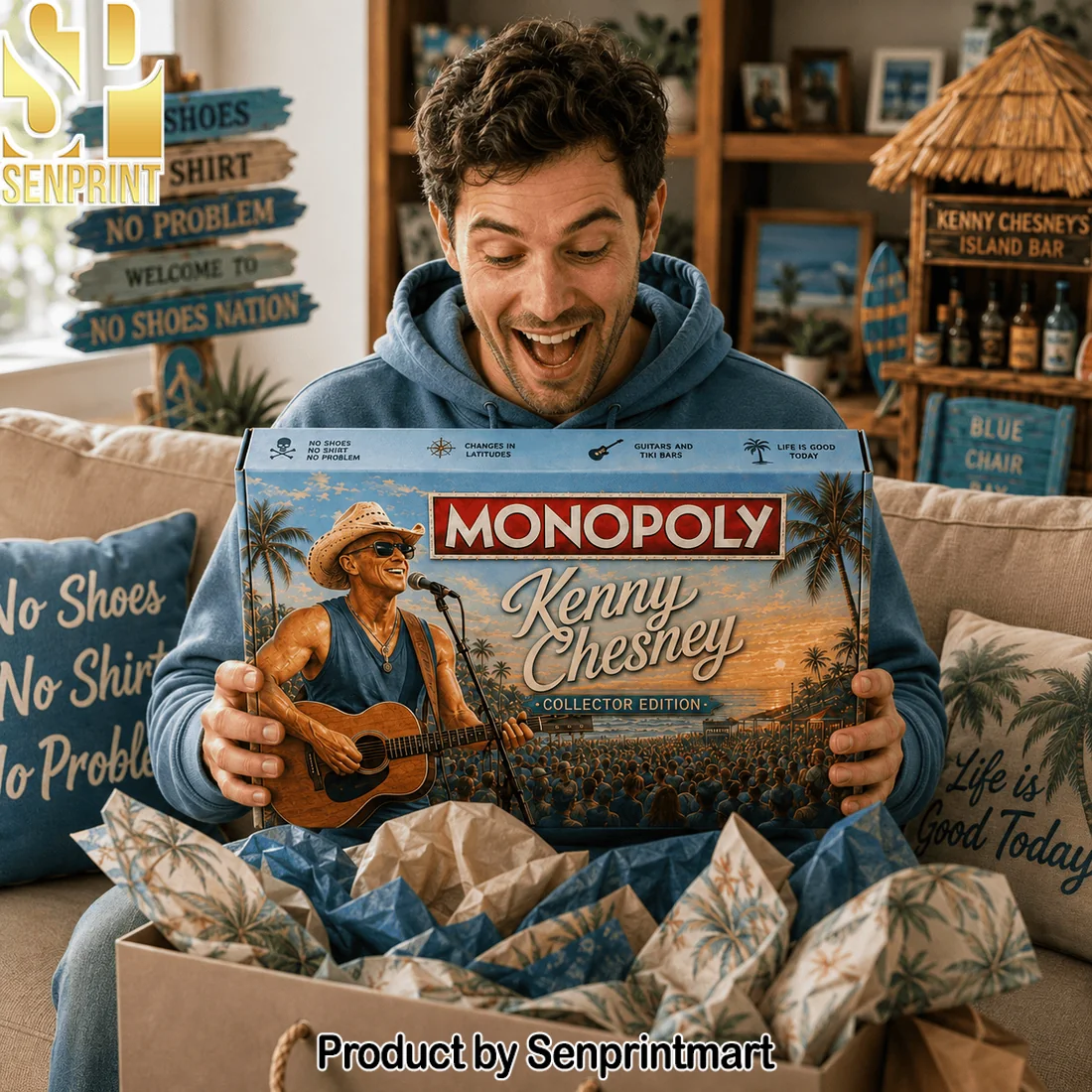 Kenny Chesney No Shoes Nation Collector Edition Premium Country Music Board Game Kenny Chesney No Shoes Nation Collector Edition Premium Country Music Board Game