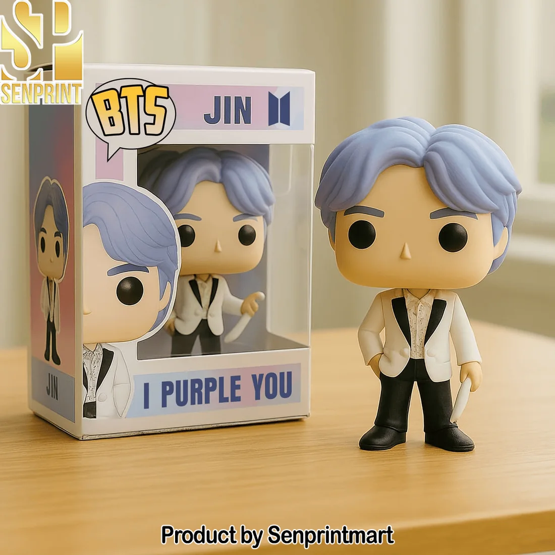 BTS K-Pop Chibi Member I Purple You Edition Cute Collectible Vinyl Figure BTS K-Pop Chibi Member I Purple You Edition Cute Collectible Vinyl Figure