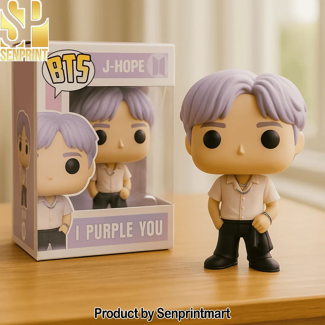 BTS K-Pop Chibi Member I Purple You Edition Cute Collectible Vinyl Figure BTS K-Pop Chibi Member I Purple You Edition Cute Collectible Vinyl Figure