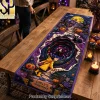 Personalized Spooky Other World Gothic Halloween Quilted Table Runner