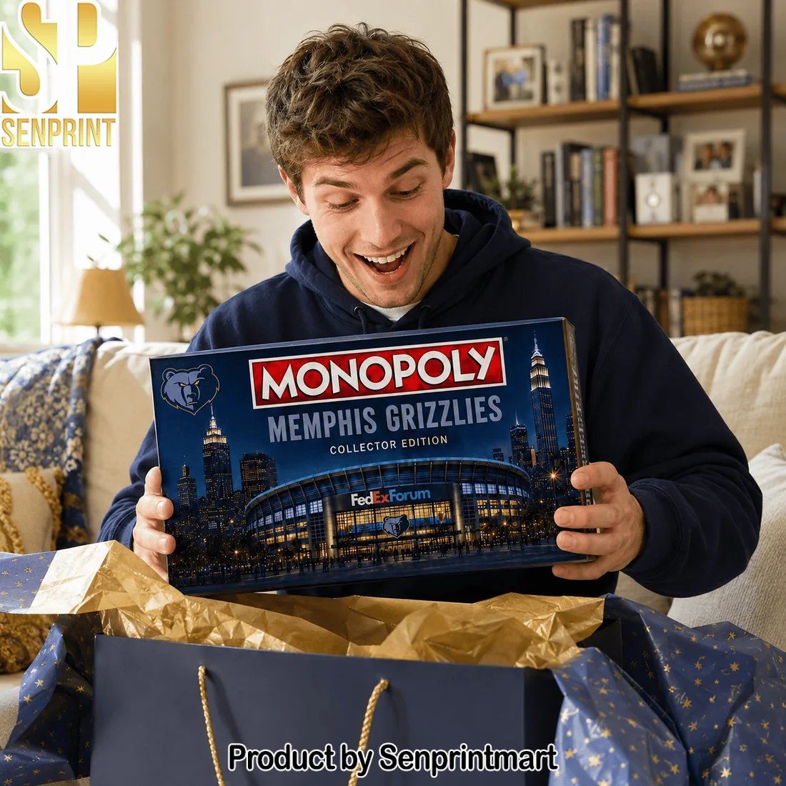 Memphis Grizzlies NBA Monopoly Collector’s Edition Premium Board Game Memphis Grizzlies NBA Monopoly Collector’s Edition Premium Board Game
