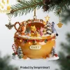 Personalized Winnie the Pooh and Friends Honey Pot Christmas Holiday Gift Acrylic Ornament
