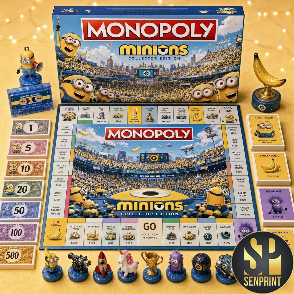 Monopoly Minions Collector Edition Premium Family Board Game