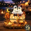 Personalized Jack and Sally Till Death Do Us Part Gothic Anniversary 3D Acrylic Light Box