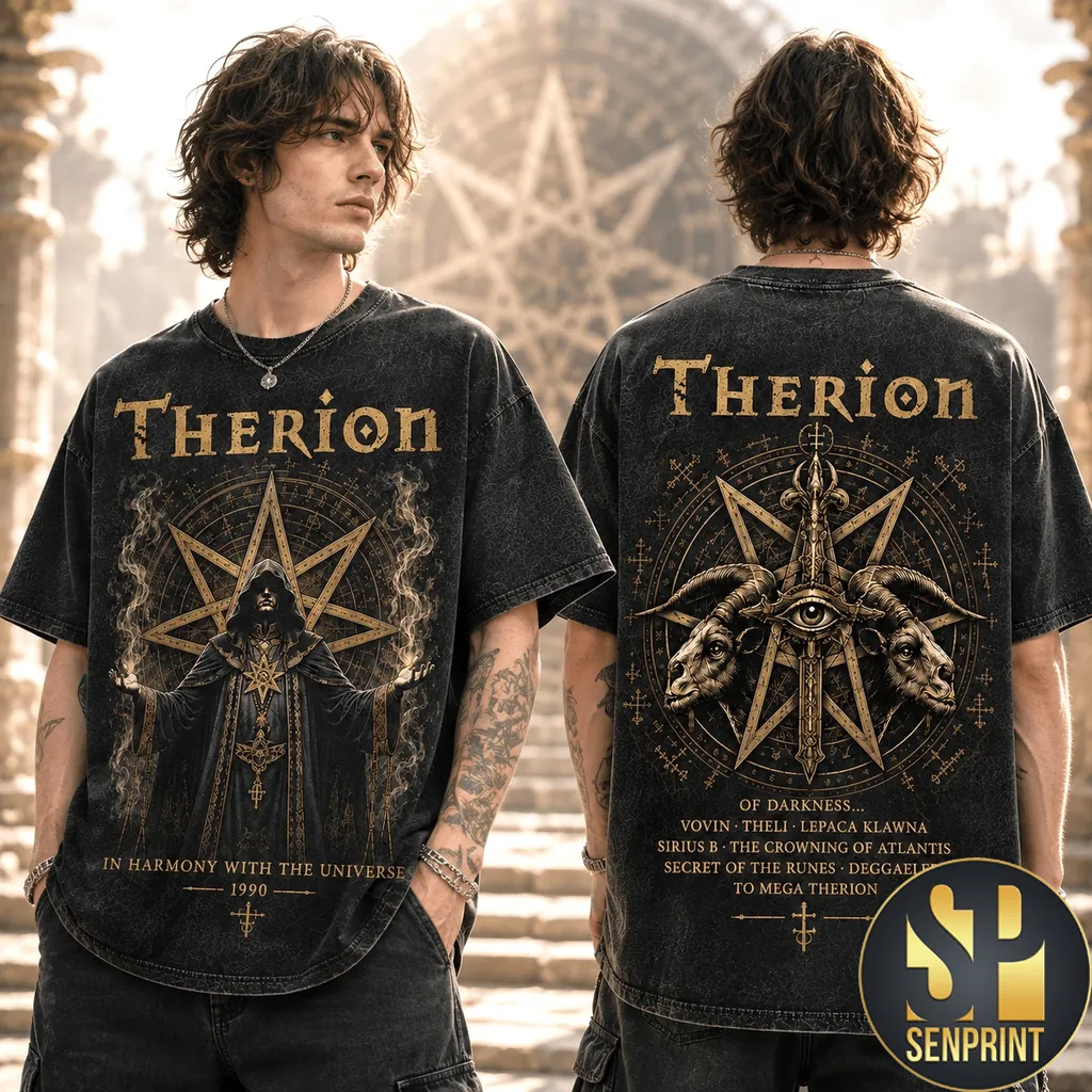 Therion In Harmony With The Universe Vintage Symphonic Metal T-Shirt
