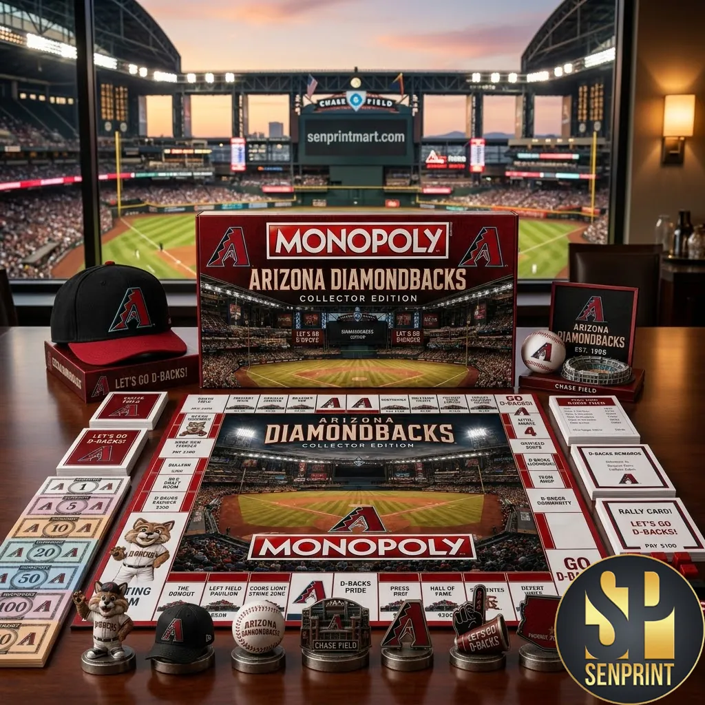 Arizona Diamondbacks Monopoly Collector Edition MLB Board Game