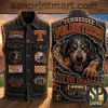 Alabama Crimson Tide Roll Tide Vintage Distressed Patch Denim Vest
