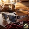 Chicago Cubs Hello Kitty Luxury Gold Embellished Sunglasses