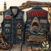 Van Halen 1984 Jump Panama Vintage Rock Band Patched Denim Vest