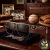 Buffalo Bills Bills Mafia Luxury Rhinestone Gold Accent Sunglasses Buffalo Bills Bills Mafia Luxury Rhinestone Gold Accent Sunglasses