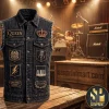 Van Halen 1984 Jump Retro Rock Embroidered Denim Vest Van Halen 1984 Jump Retro Rock Embroidered Denim Vest