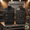 Slayer Blood Fire Steel Est 1981 Vintage Black Denim Vest