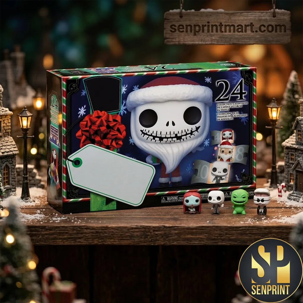 Nightmare Before Christmas Jack Skellington 24 Day Holiday Countdown Advent Calendar