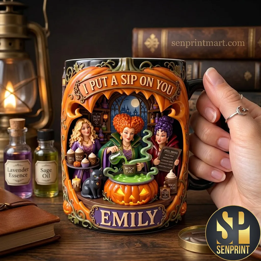 I Put A Sip On You Personalized Sanderson Sisters Witch Coffee Mug