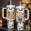 Personalized Halloween Spiderweb Iridescent Laser Engraved 40oz Tumbler Personalized Halloween Spiderweb Iridescent Laser Engraved 40oz Tumbler