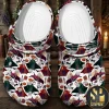 Hocus Pocus Mary Sanderson Gothic Red Rose Clog Shoes