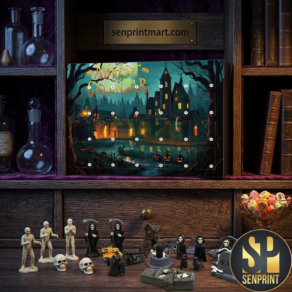 Spooky Haunted House Halloween Countdown Toy Advent Calendar