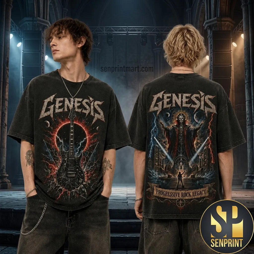 Genesis Progressive Rock Legacy Vintage Graphic T-Shirt