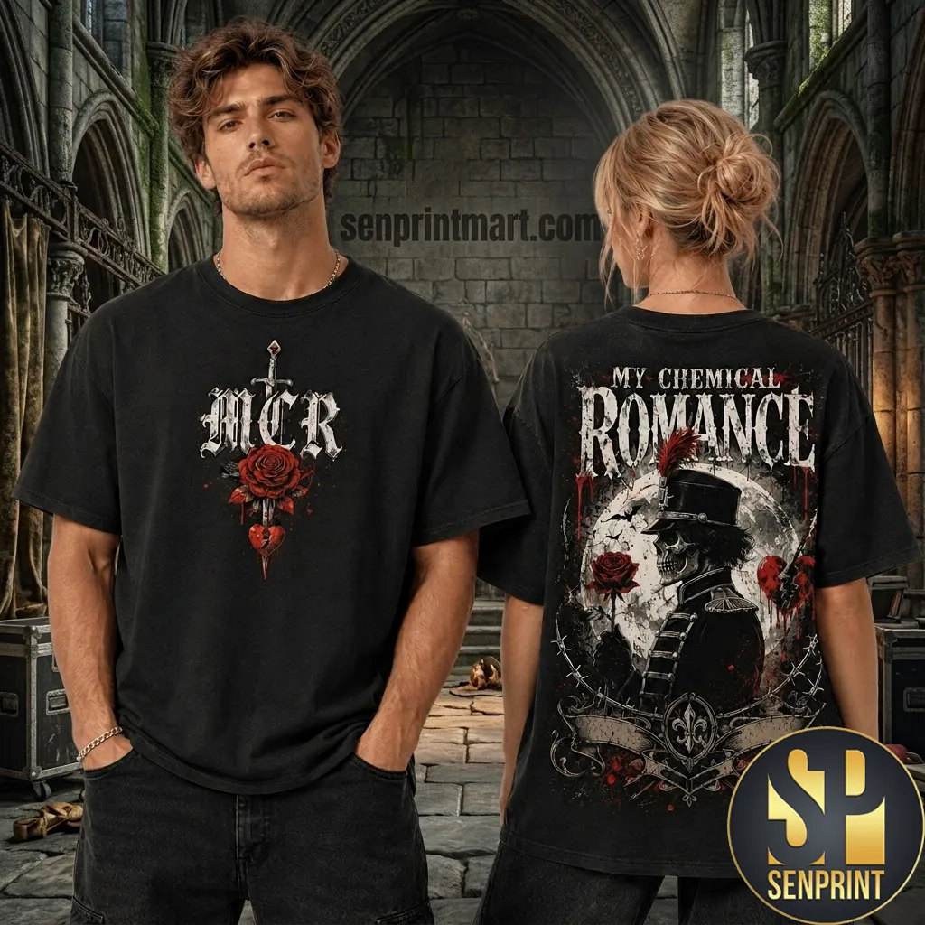 My Chemical Romance MCR Black Parade Vintage Gothic T-Shirt