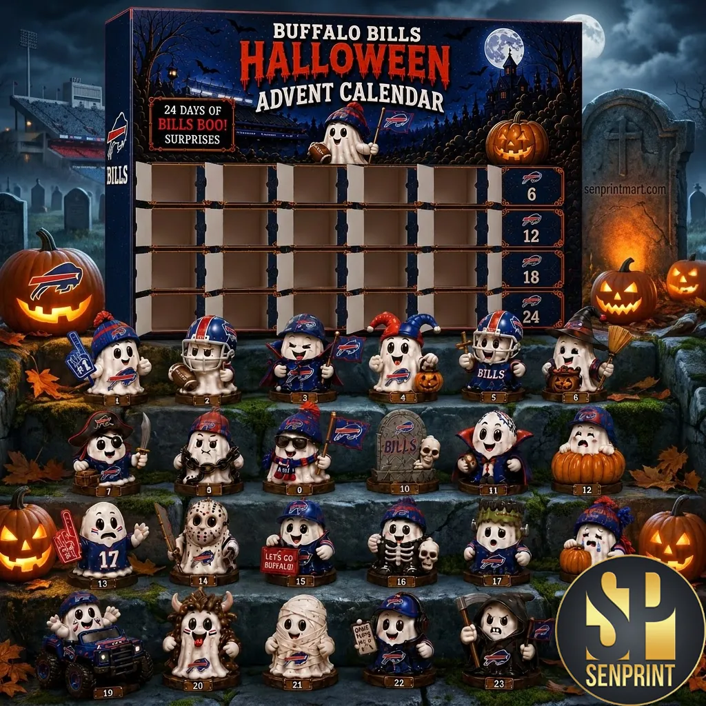 Buffalo Bills Halloween 24 Days of Boo Surprises Countdown Advent Calendar