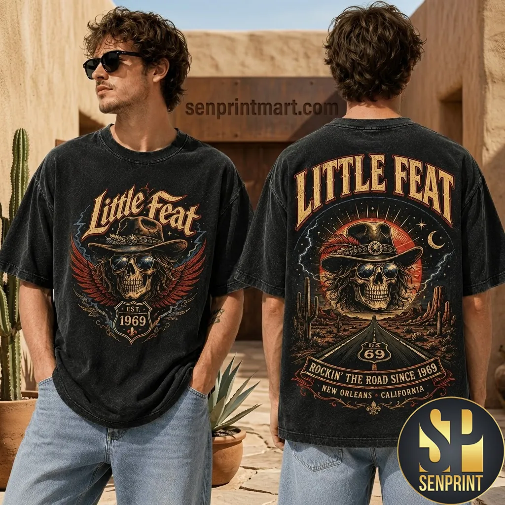 Little Feat Rockin’ the Road Since 1969 Vintage Graphic T-Shirt
