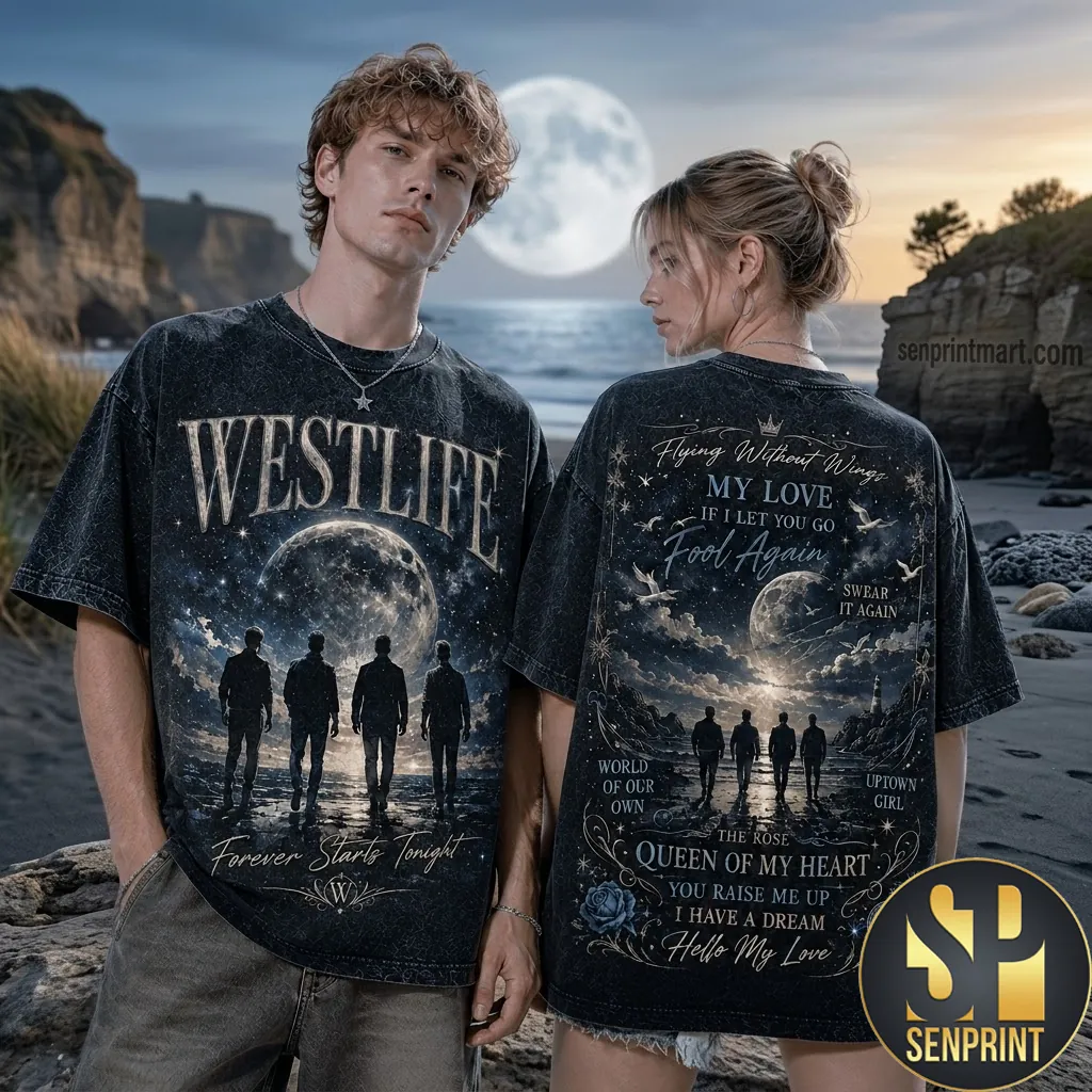 Westlife Forever Starts Tonight Vintage Graphic T-Shirt
