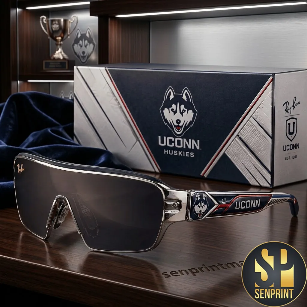 UConn Huskies Premium Sport Shield Unisex Sunglasses