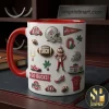 Harry’s Library Hogwarts Castle 3D Effect Ceramic Mug