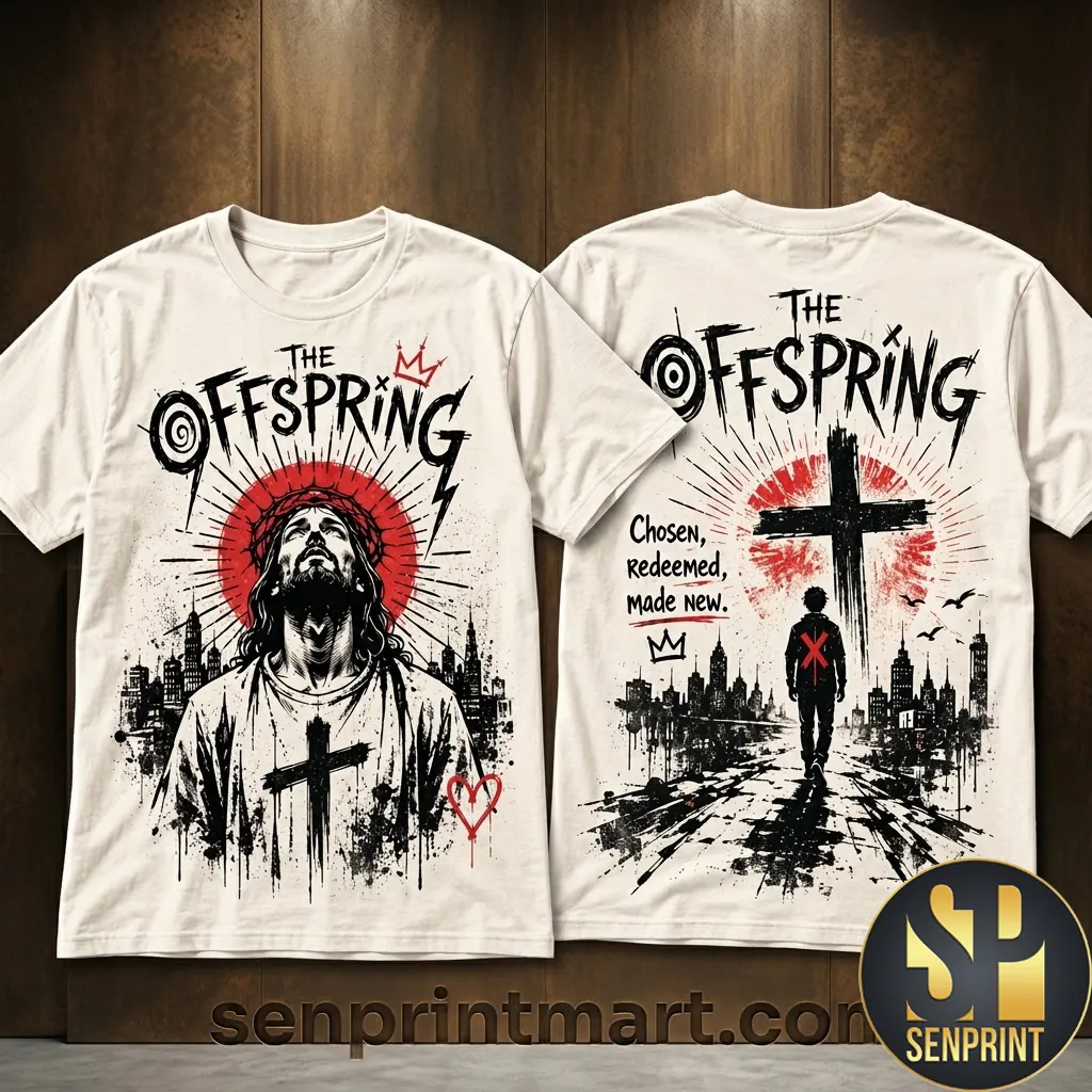 The Offspring Chosen Redeemed Made New Christian Graphic T-Shirt
