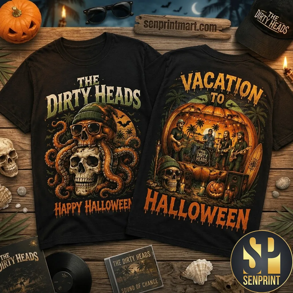 The Dirty Heads Vacation To Halloween Vintage Graphic T-Shirt