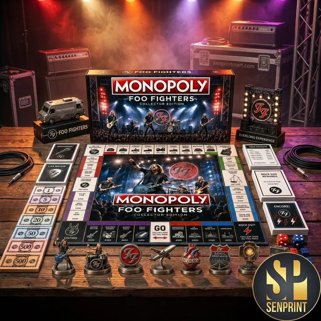 Foo Fighters Monopoly Collector Edition Rock Music Board Game