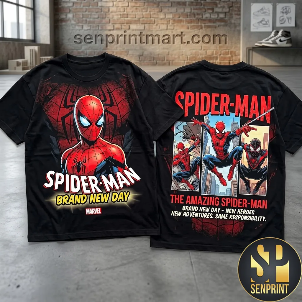 Marvel The Amazing Spider-Man Brand New Day Vintage Graphic T-Shirt