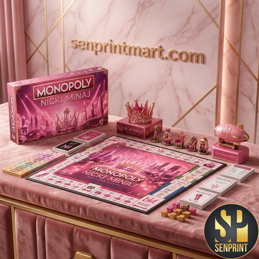 Monopoly Nicki Minaj Collector Edition Pink Friday Board Game