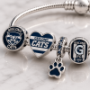 Geelong Cats AFL Football Club 925 Sterling Silver Pandora Style Fan Gift Charm Bracelet Set