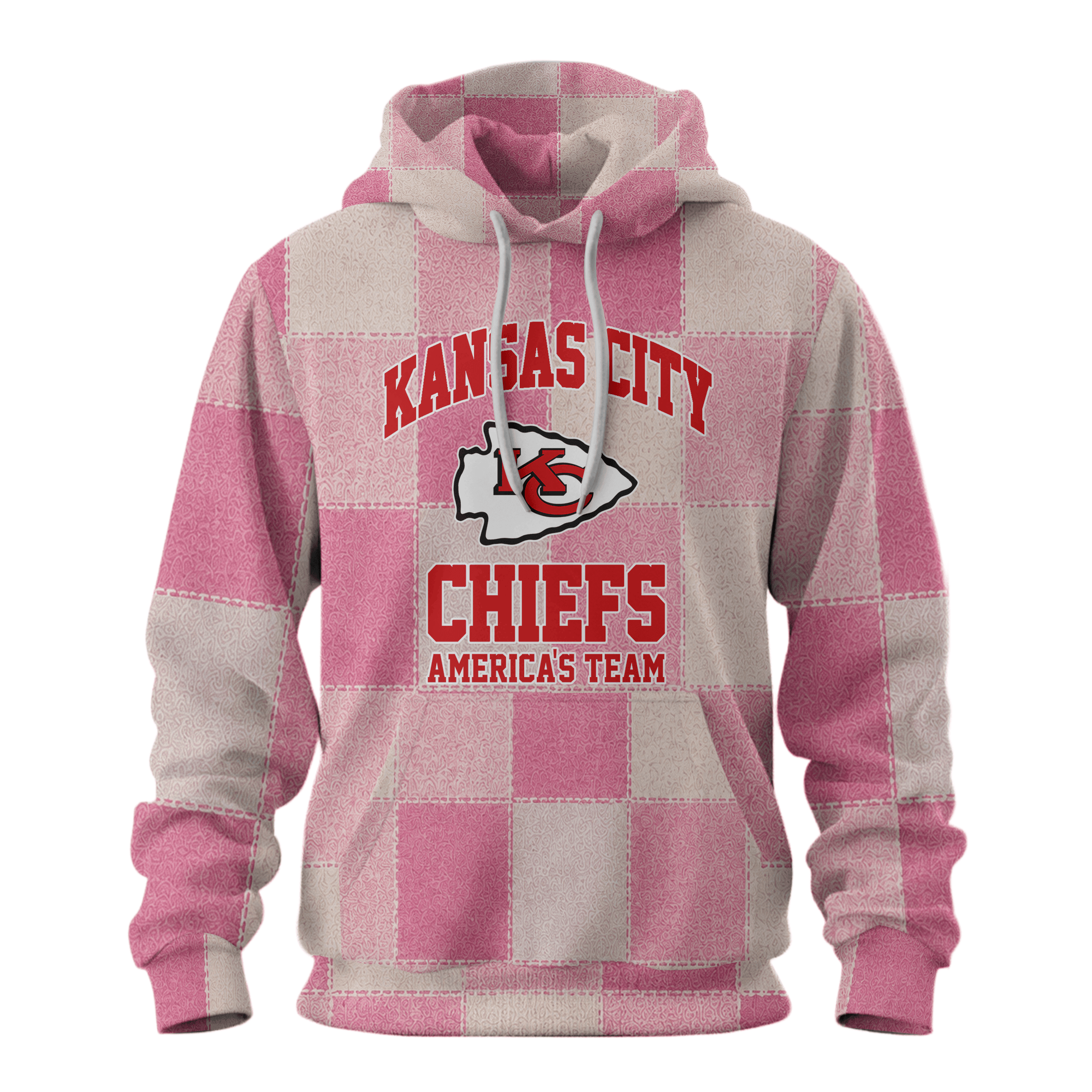 Kansas City Chiefs Breast Cancer Awareness My God Is Stronger Faith Pink Ribbon Hoodie Kansas City Chiefs Breast Cancer Awareness My God Is Stronger Faith Pink Ribbon Hoodie
