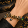 World of Warcraft Alliance Gold Plated For Azeroth Gamer Charm Bracelet Set