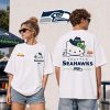 Seattle Seahawks NFL Kitty Burger Funny Game Day Premium 3D T-Shirt