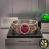 Alabama Crimson Tide Roll Tide Football Gold Commemorative Bangle Bracelet Alabama Crimson Tide Roll Tide Football Gold Commemorative Bangle Bracelet