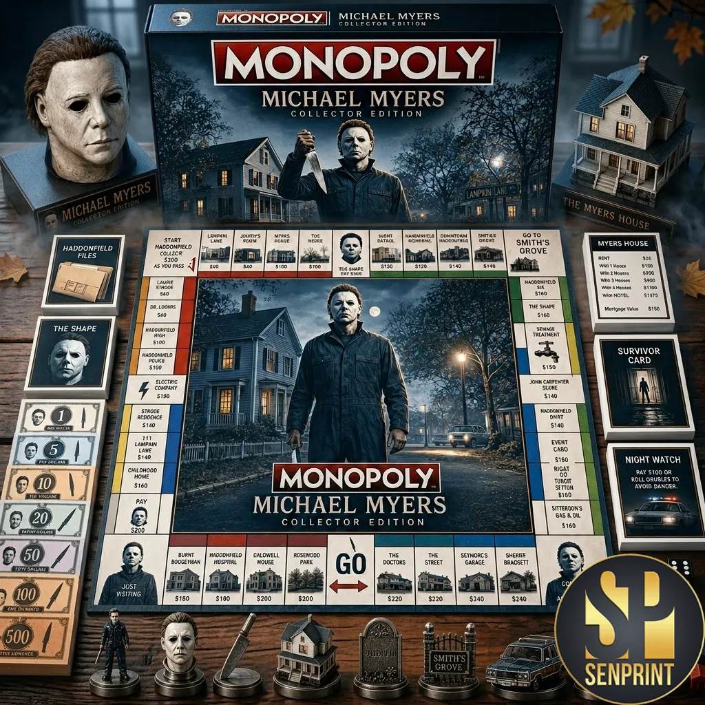 Monopoly Michael Myers Collector Edition Horror Movie Board Game
