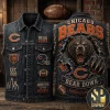 Golden State Warriors Dub Nation Strength in Numbers Embroidered Patched Denim Vest Golden State Warriors Dub Nation Strength in Numbers Embroidered Patched Denim Vest