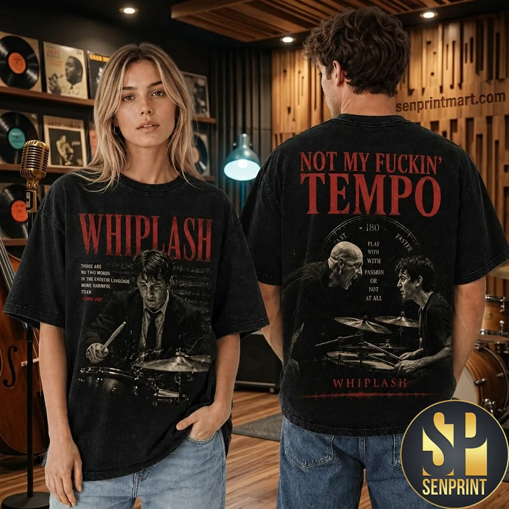Whiplash Not My Fuckin Tempo Vintage Graphic T-Shirt