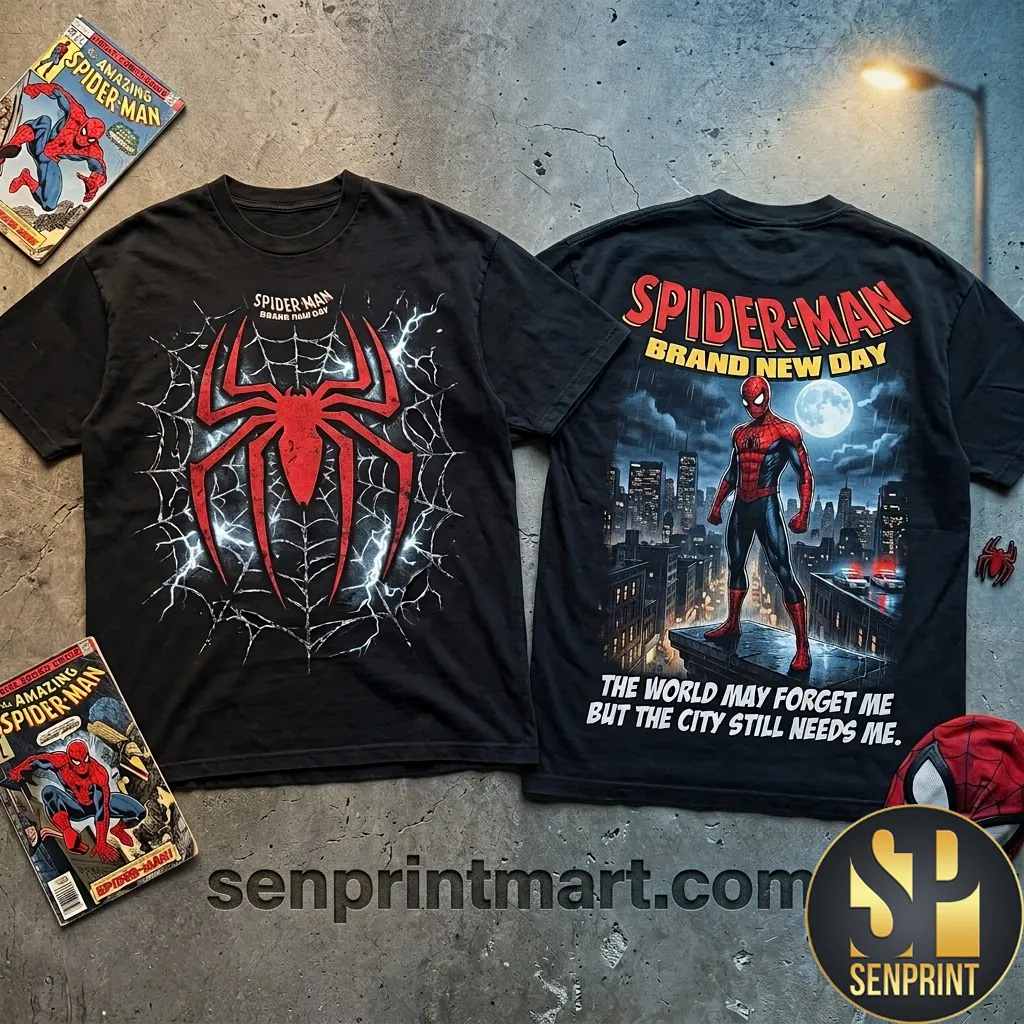 Spider-Man Brand New Day The City Still Needs Me Graphic T-Shirt
