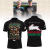 NRL South Sydney Rabbitohs Jai Arrow 100 You'll Never Walk Alone Commemorative Black Pullover Hoodie