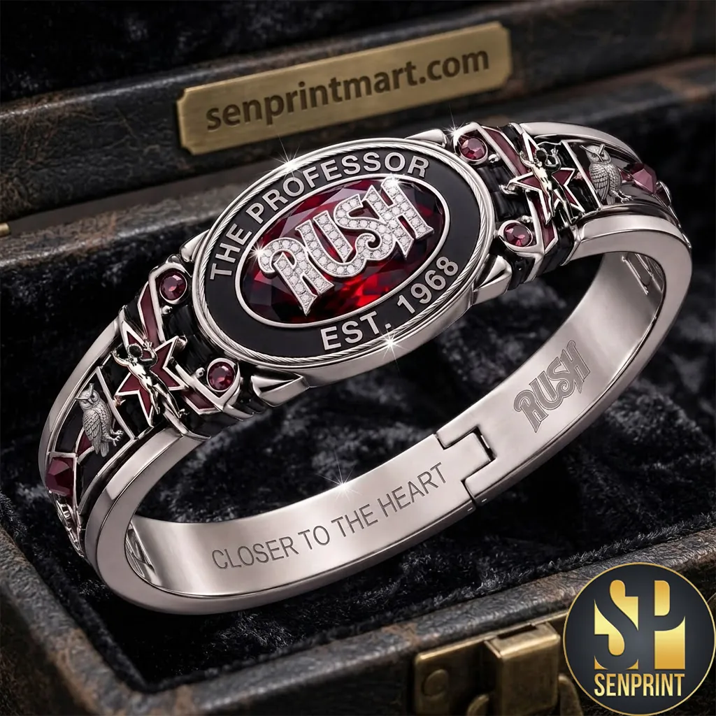 Rush The Professor Closer To The Heart Commemorative Bangle Bracelet